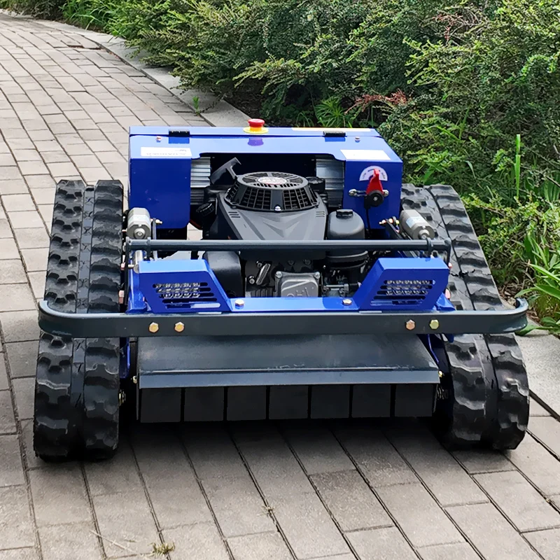 Customized Safe and Reliable Agricultural Remote-controlled 550mm Lawn Mower with Strong and Powerful Fuel, Suitable