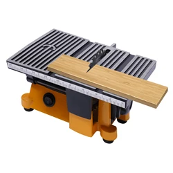 Electric Table Saw 90W 4500rpm Wood Metal Cutting Machine Workbench Circular Blade Power Tool for Wood Processing