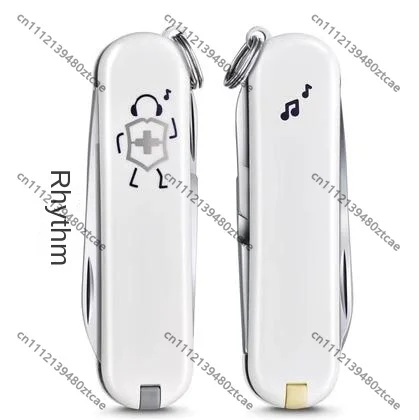 Mini Cute Multifunctional Folding Knife Angel Demon Color Portable Multi Tool Outdoor Utility Pocket Knife Birthday Gift