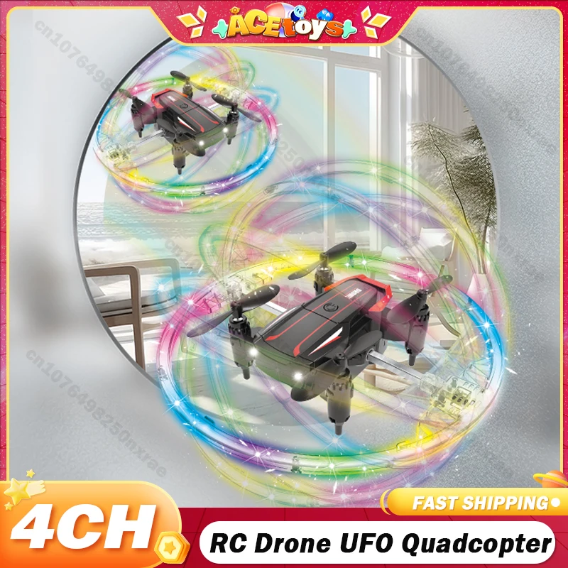 

RC Drone UFO Quadcopter Cool Light Rolling Tumbling Remote Control Drones Remote Control Helicopter Dron Toys for Kids Gifts