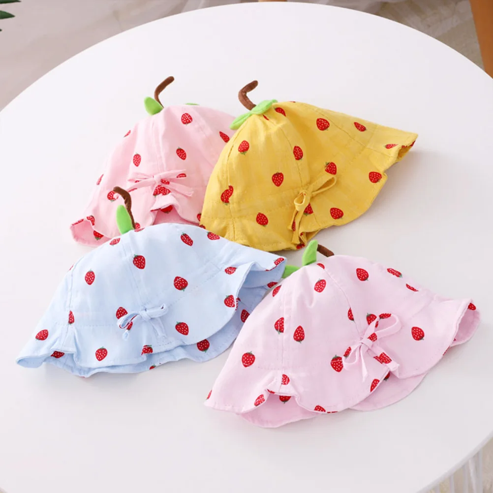

Kids Sun Hat UV Protection Lightweight Wide Brim Bucket Hat for Fishing Hiking Camping Daily Wear Baby Sunscreen Cap Straw Beach