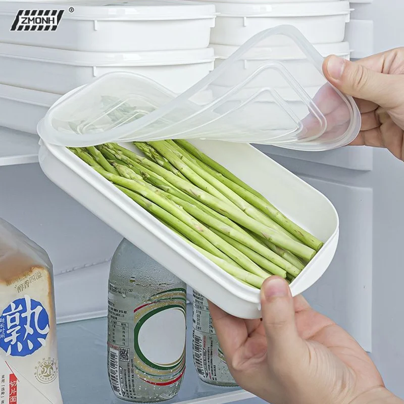 Japanese Frozen Meat Packaging Box Food Grade Refrigerator Storage Fruit Vegetable Preservation Prepare The Dishes Divided Box