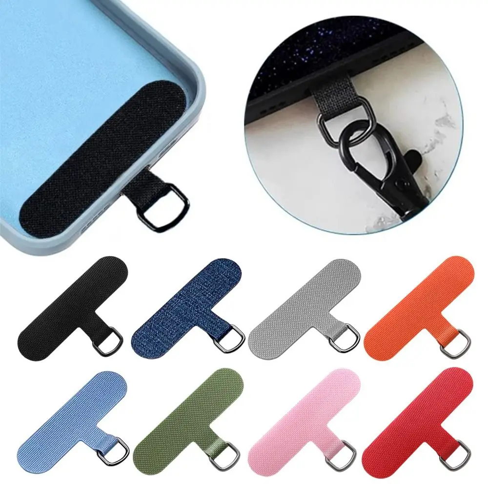 

5Pcs Portable Nylon Phone Anti-lost Lanyard Detachable Card Gasket Phone Hanging Cord Replacement Patch Tether Pad