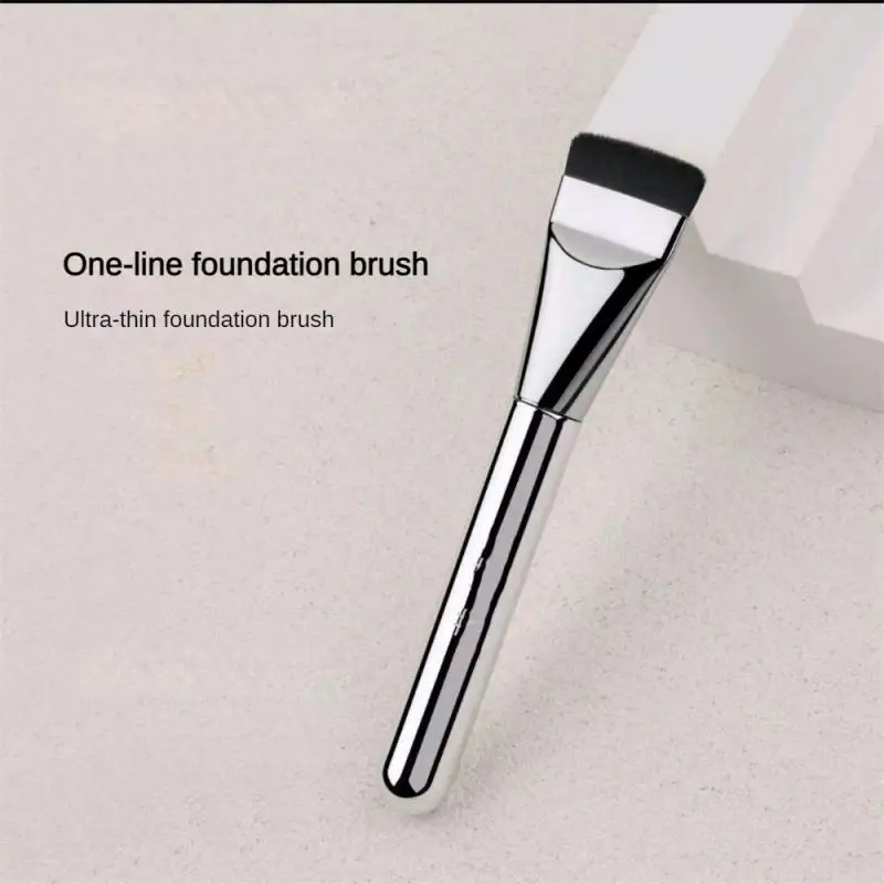 Makeup Brush Short Flat Brush Head Foundation Brush Easy To Clean Liquid Foundation Makeup Brush Contour Brush Innovative Design