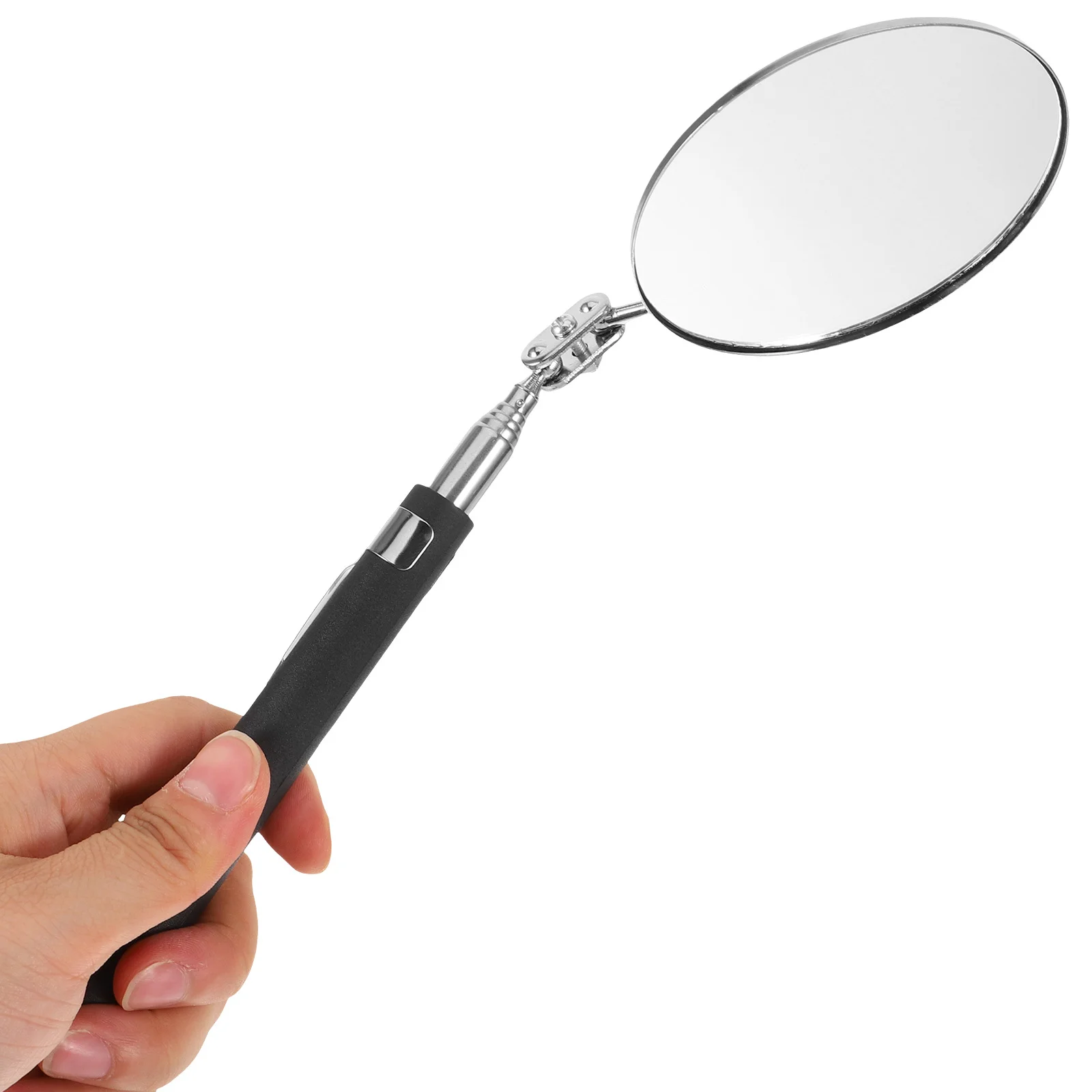 

Car Underbody Inspection Mirror 85Mm Circular Reflective Surface Telescoping Flexible Shaft For Vehicle Repair Inner Wall