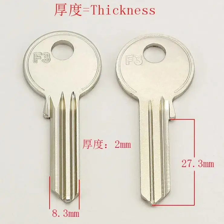 

A037 House Home Door F3 Key blanks Locksmith Supplies Blank Keys 25 pieces/lot