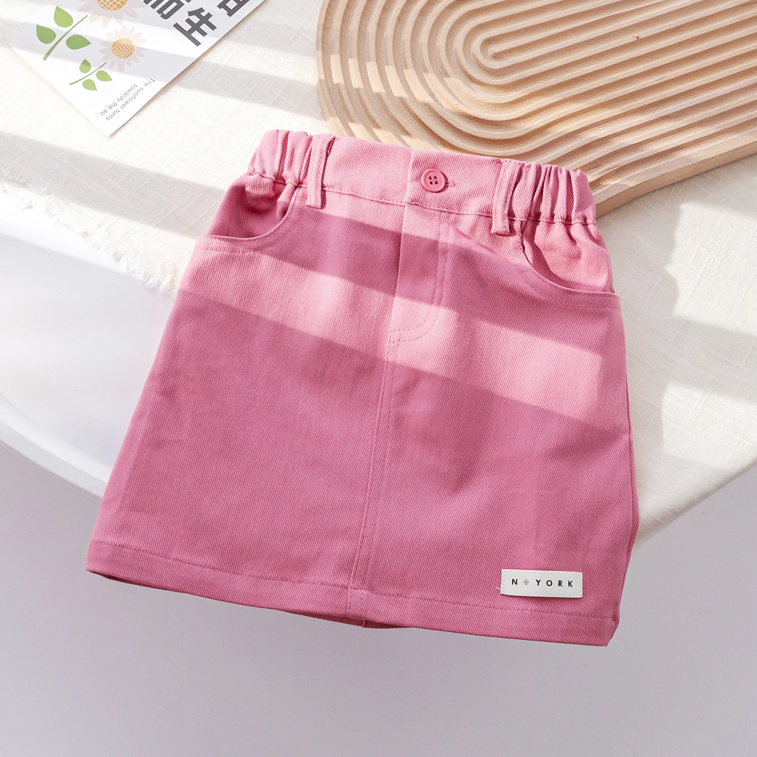 Girls Denim Skirts Spring Summer 2024 New Children Fashion Short Dress For Baby Clothes Skirt Kids Costume Toddler Outfits 5 6Y