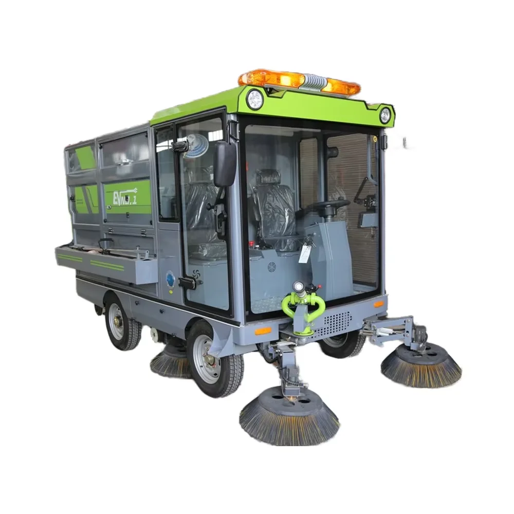 High Power Large Capacity Street Sweeper with Double Hanging Bucket Efficient Farm Cleaning Solution