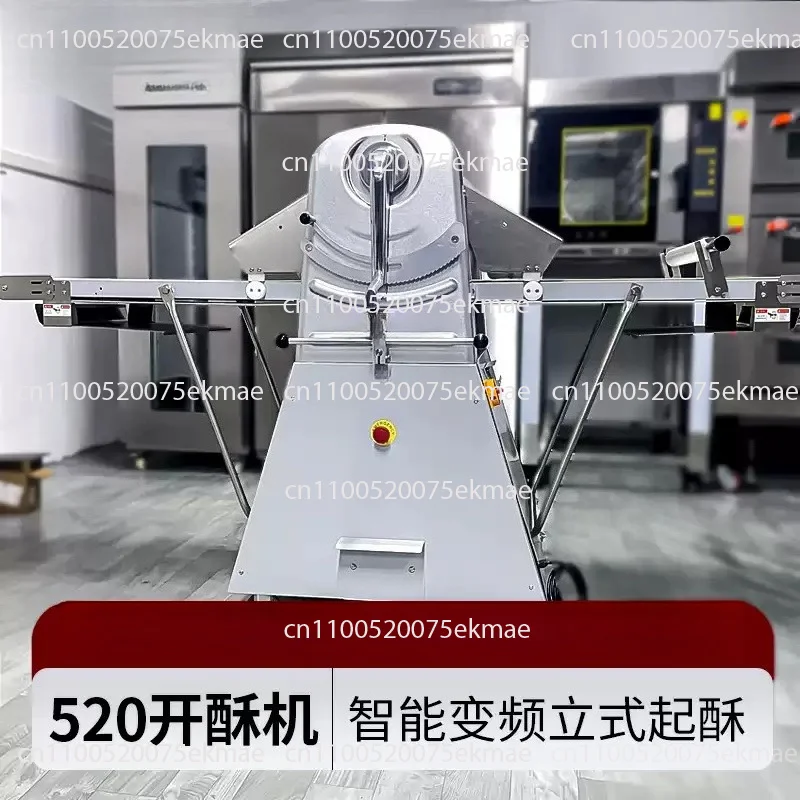 Commercial 520 Dough Sheeter, Vertical Puff Pastry Machine, Small