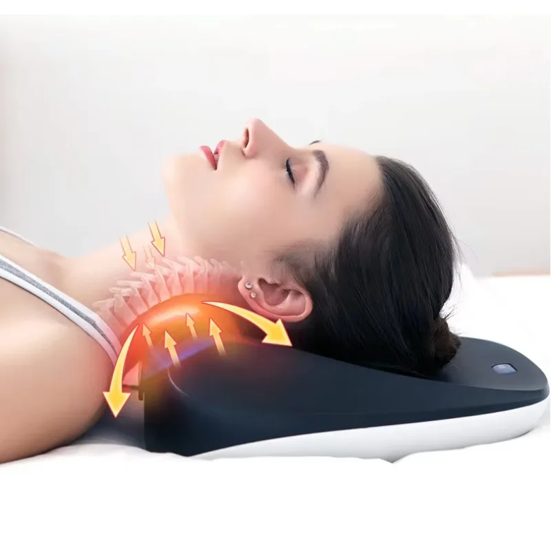 Airo Beoka Shiatsu Heated Neck Massage Pillow Relaxation Sleeping Kneading Function Body Waist Wireless Heat Application Health