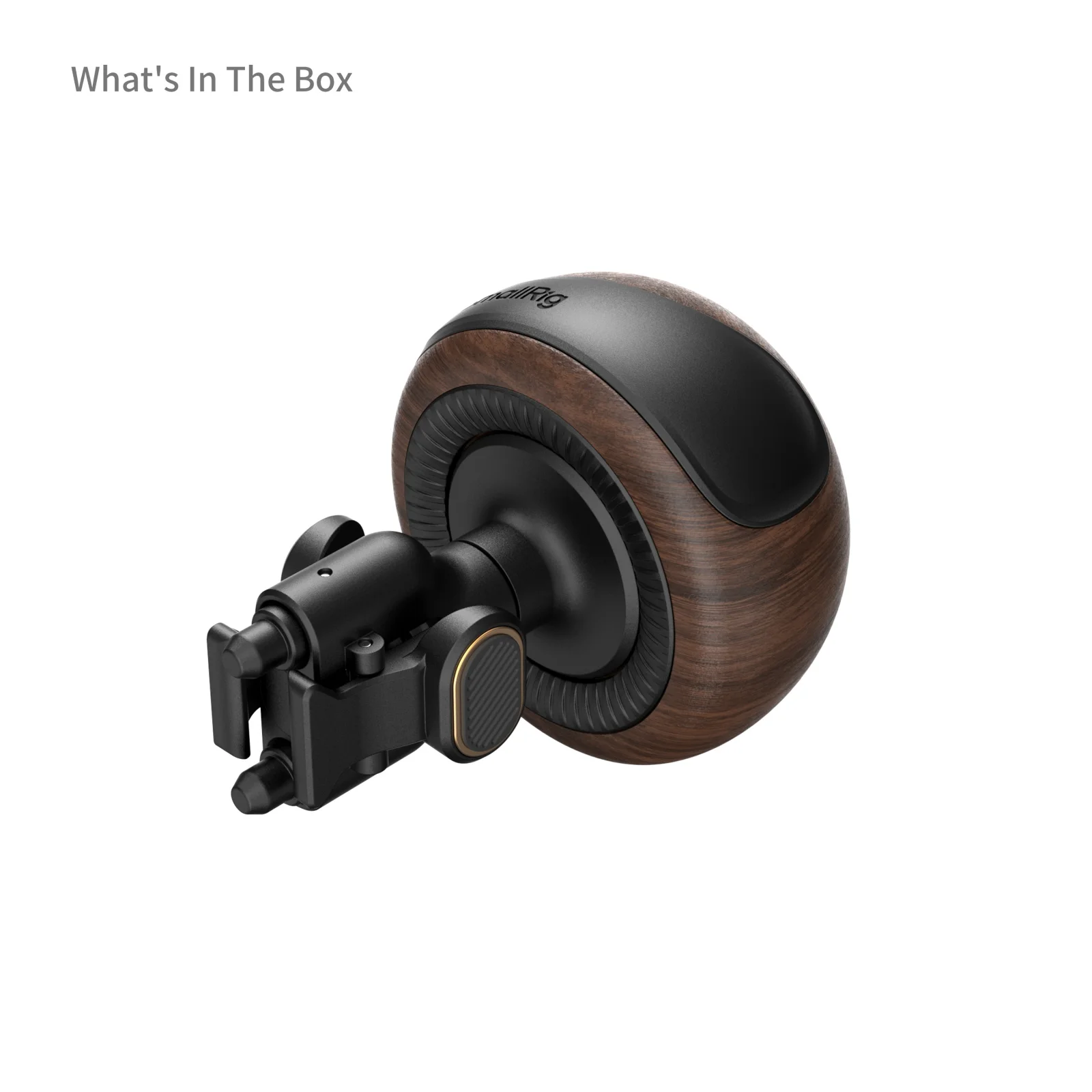 SmallRig H11 Quick Release mini houten zijhandgreep voor telefoonkooien en montageplaten met H11 Quick Release -6047
