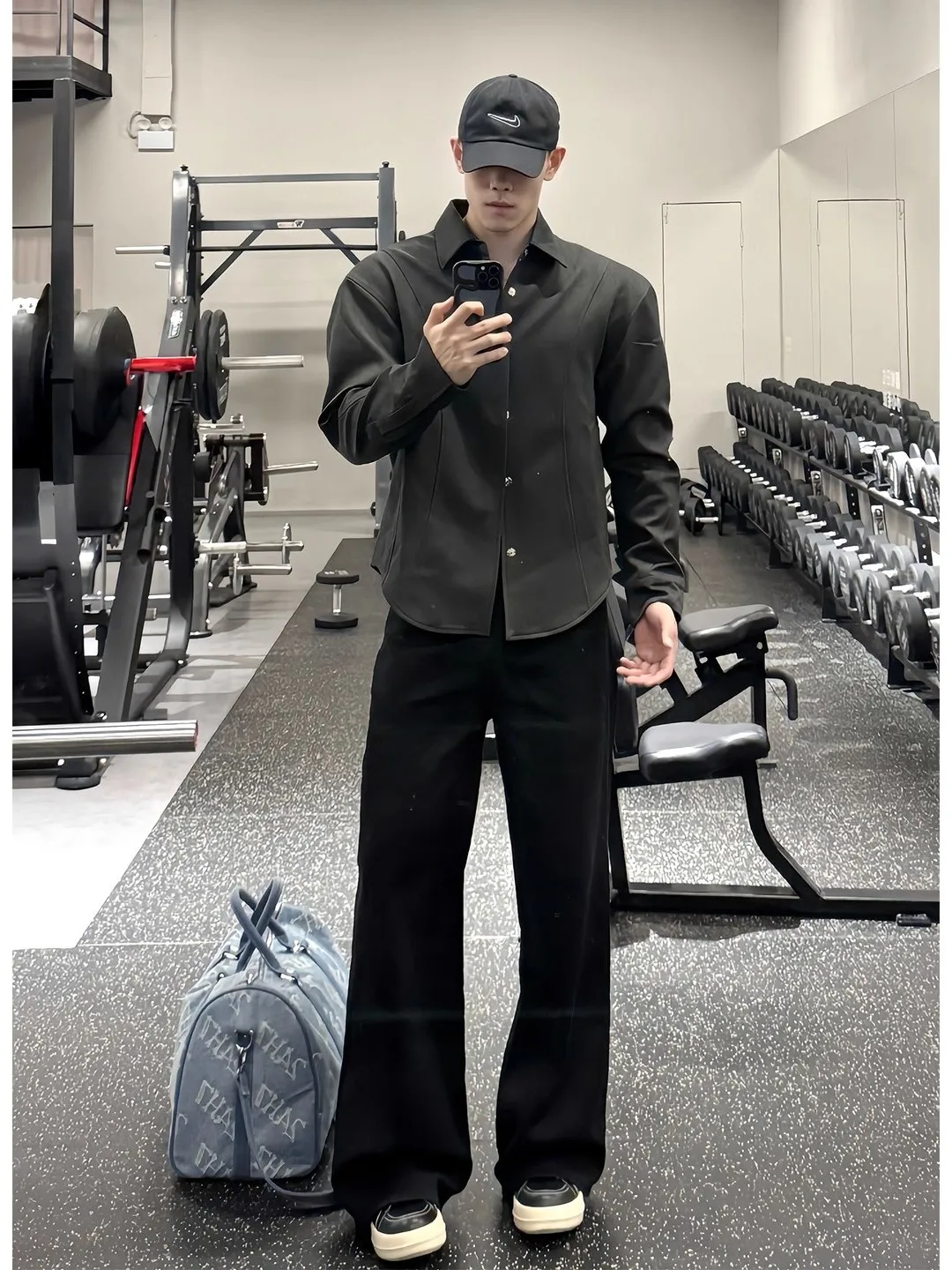 

Мужские брюки больших размеров 300 Pou American Wide Leg, осенние спортивные прямые брюки Cleanfit, слегка расклешенные повседневные брюки