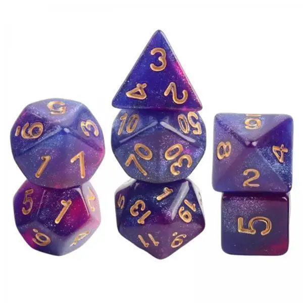 

Набор акриловых многогранных кубиков (D20, D6, D10) для настольных ролевых игр для детей и взрослых