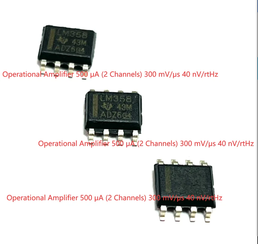 LM358PSR LM358 SOP-8 Dual channel operational amplifier chip New original stock