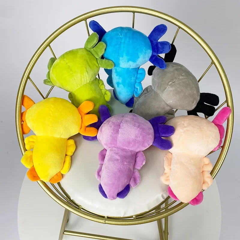 Kawaii Axolotl Plush Toys Cartoon Stuffed Dolls Animal Plushie Figure Sofa Car Decoration Pillow Kids Birthday Christmas Gifts