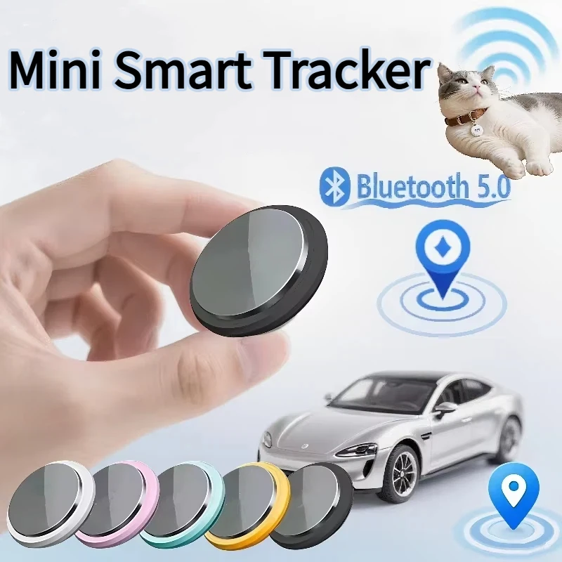 Smart GPS Tracker Bluetooth 5.0 Anti-Loss Devices Long Standby Wide Range Finder for Keys Pets Luggage iPhone Android 2025 New