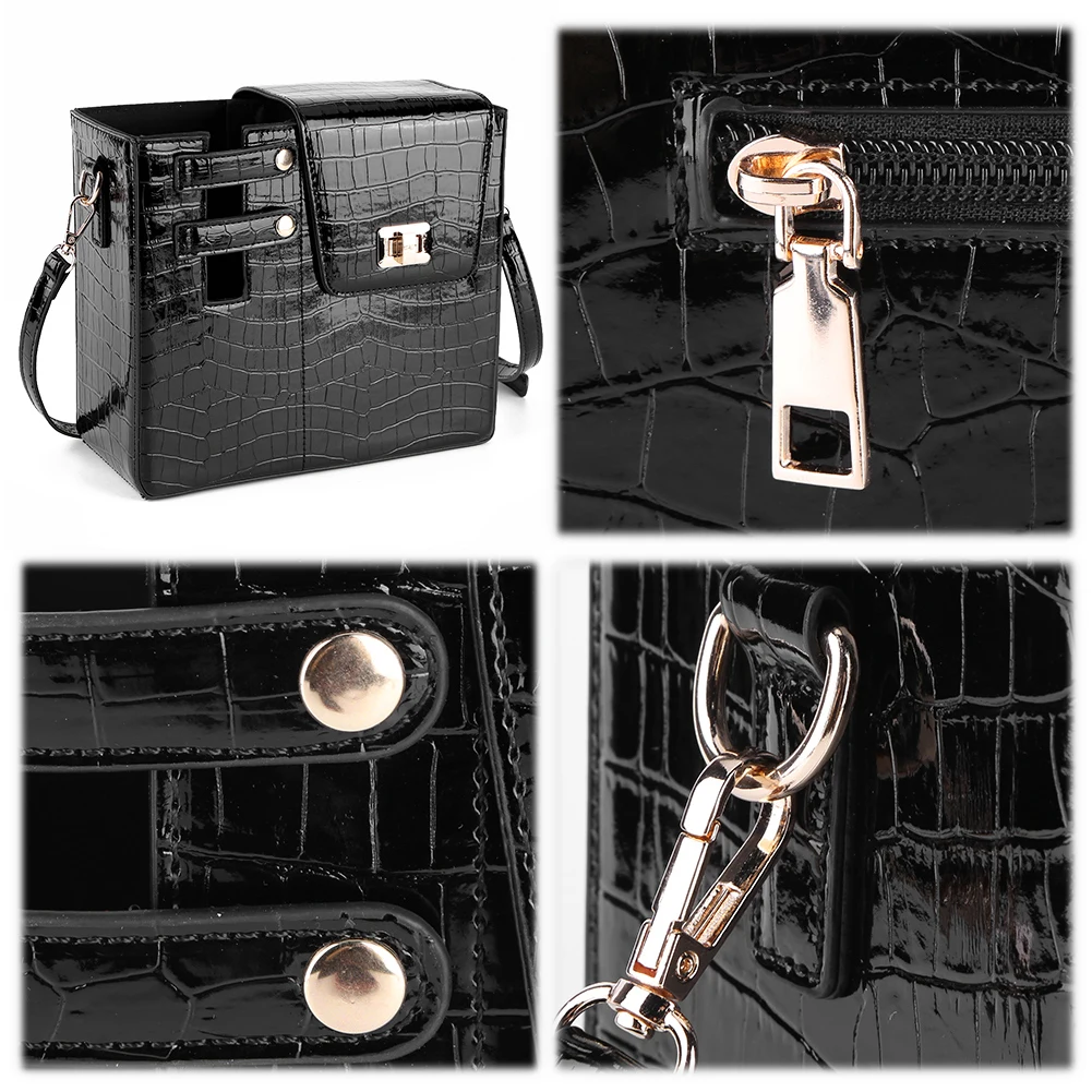 

Women Casual Shoulder Bag with Storage Pocket Bottle Carrier Sling Bag Vintage Cup Holder Bag Ladies Travel Hiking Sports Bag