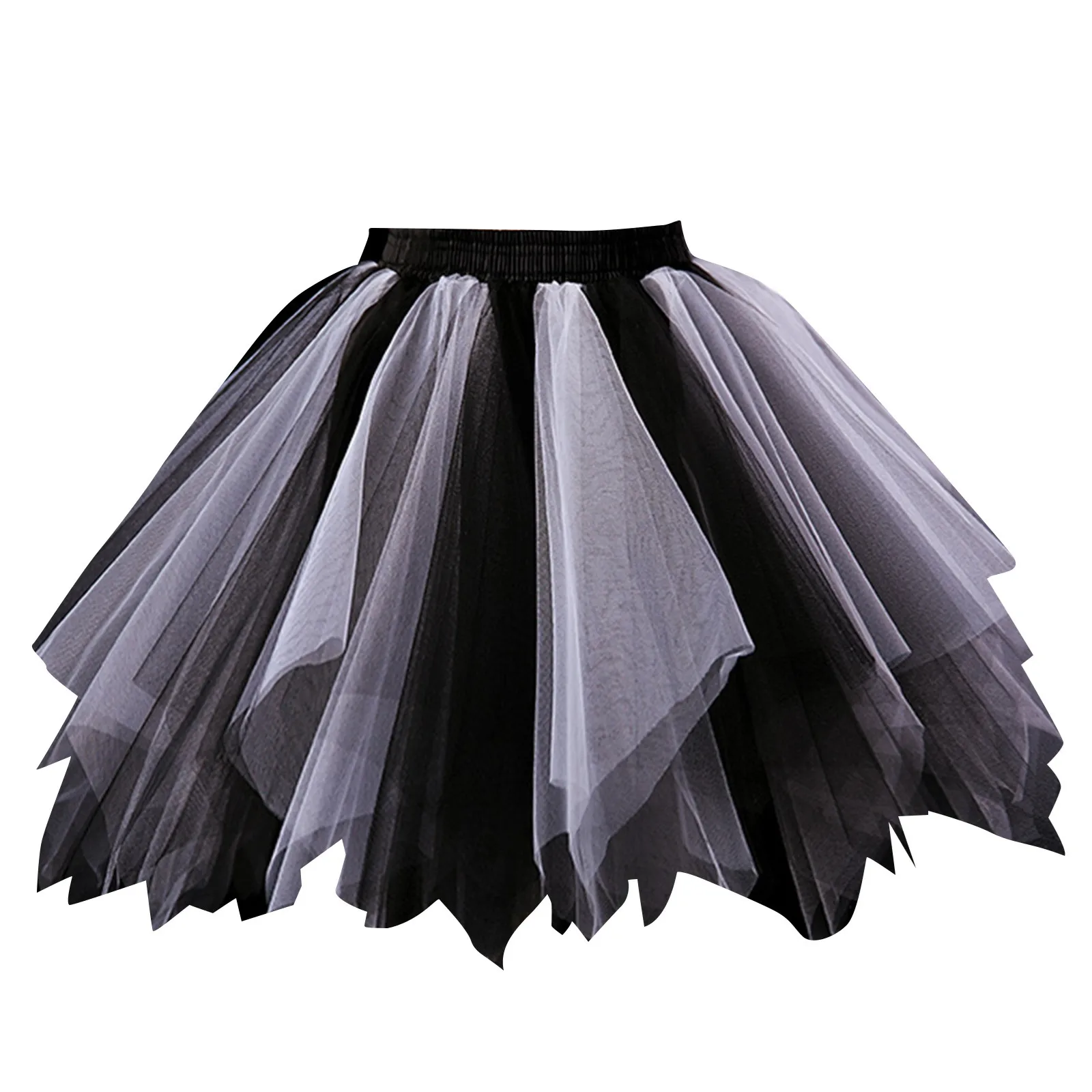 Short Petticoat Tulle Skirts Children Girls Elastic Stretchy Summer Kids Girls TUTU Skirt Underskirt Carnival Party Costumes