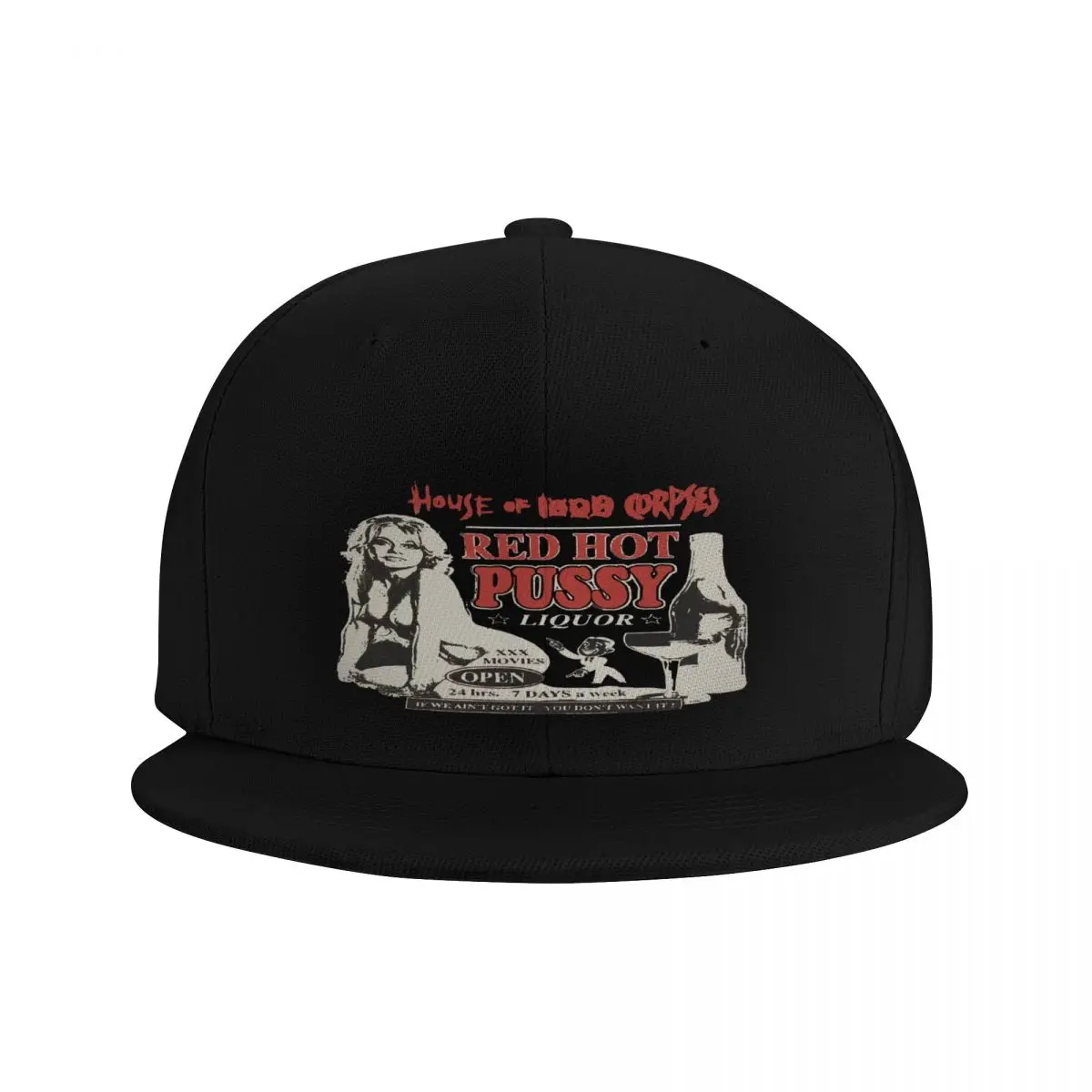 Red Hot Pussy Liquor Hat Ball Cap Women's Cap Baseball Cap Men Man Hat Baseball Cap