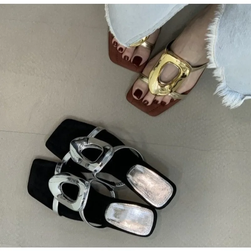 

Gold Sexy Designer Wedding Elegant Shoes Women Sandals Stiletto High Medium Heel Open Toe Luxury Fashion Party Women Shoes