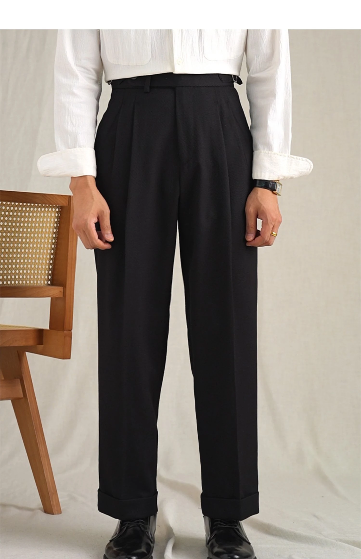 British Style Suit Pant Men Formal Wear Men Dress Pant High Quality Men Dress Pant Business Office Trouser Men Solid Color Pants