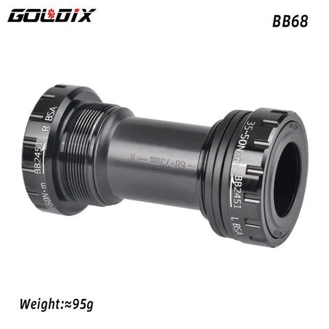 GOLDIX Адаптер для кареток BB68/BB92, алюминиевый, для шатунов 1.37/24 мм