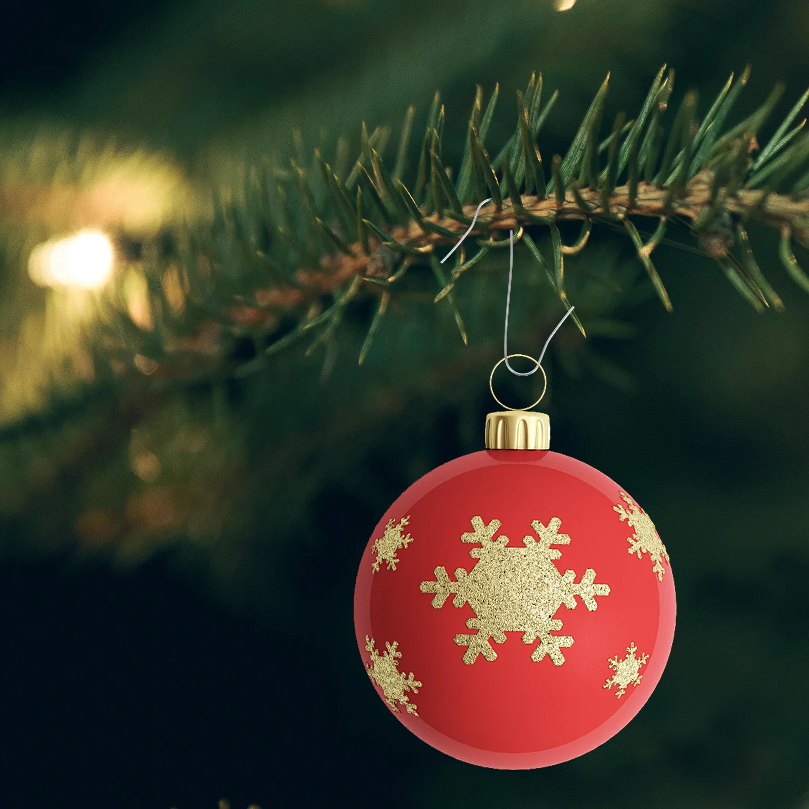 

100Pcs S-Shaped Christmas Ornament Hooks Iron Tree Hangers Secure Hold for Holiday Decorations Mini Ball Hanging