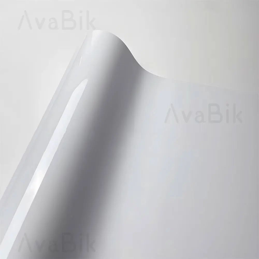 

ПЭТ пианино, белая автомобильная пленка для автомобиля, хромированная отделка, крыша, крыло, стойка, обертка, рулон, виниловая наклейка, украшение с отпуском воздуха