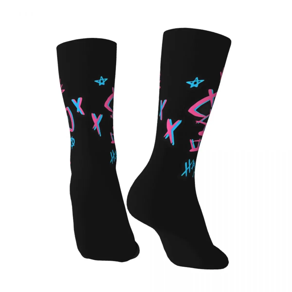 Jinx Socks Spring boom Stockings Vintage Unisex Men Quality Socks Graphic Running Non Slip Socks