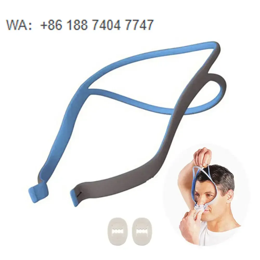 Headgear mask strap with 2 clips compatible with AirFit P10 / N30 headgear strap