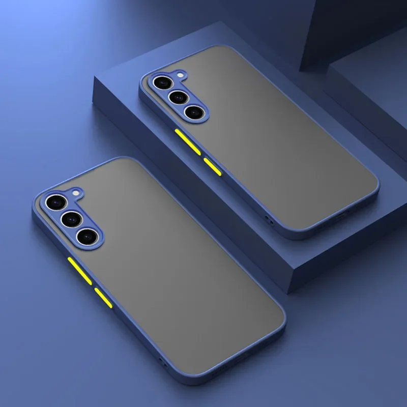 Luxury Matte Case For Samsung Galaxy A55 A35 A25 A15 A54 A24 A13 A23 A05 A05S A73 A32 A52 A52S A04 A04S A14 A34 M55 image 3