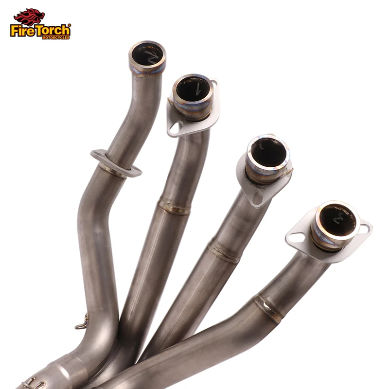 Slip-On For KAWASAKI Z1000SX Ninja1000SX Z1000 SX 2020-2023 Motorcycle Titanium Alloy Exhaust Escape Moto Front Middle Link Pipe