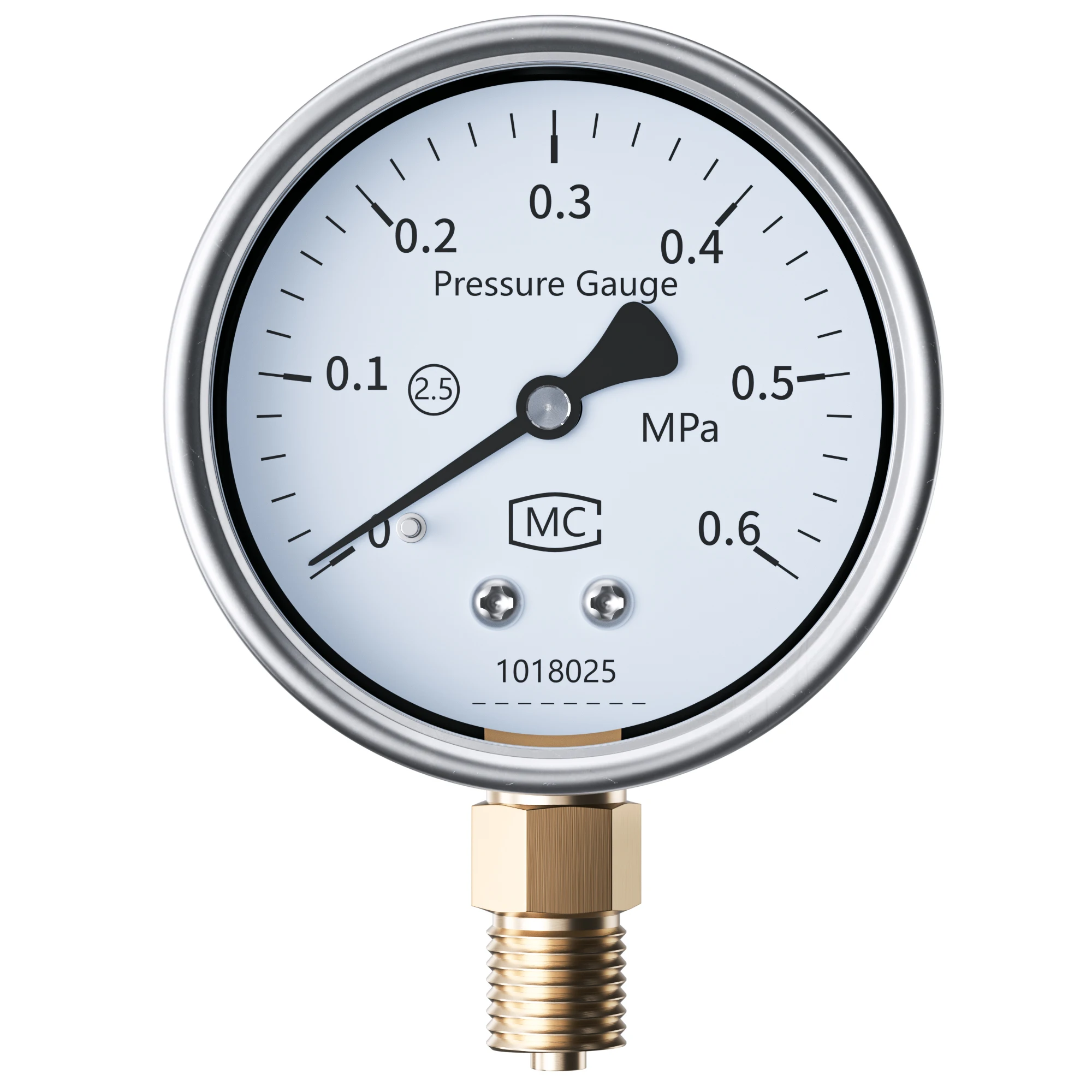 

Mechanical Pressure Gauge -0.1-60Mpa 60mm/100mm Radial Iron Shell Analog Pressure Meter M14*1.5 M20*1.5 Pointer Pressure Gauge