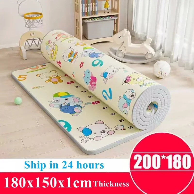 

New Non-toxic Baby Crawling Play Mats Environmentally Friendly Thick Folding Mat Carpet Play Mat for Children's Safety Rug Gifts