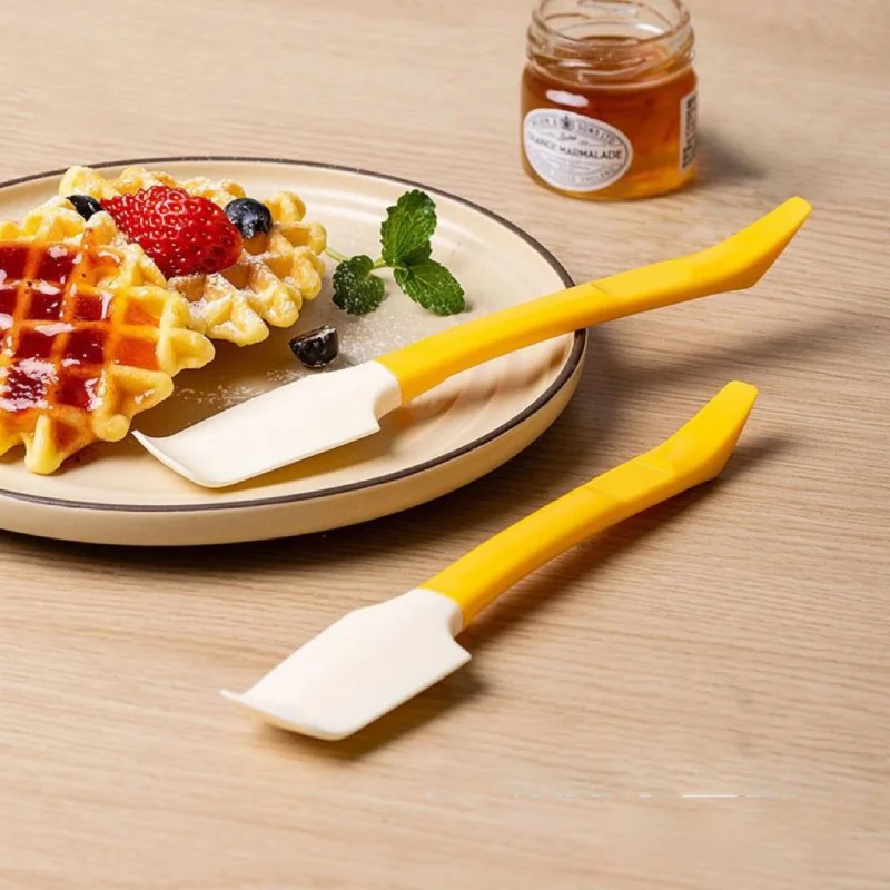 Silicone Butter Spatula Jam Spreader For Breakfast Bread Spread Kitchen Gadgets Heat Resistant Baking Stirring Stick Can Opener