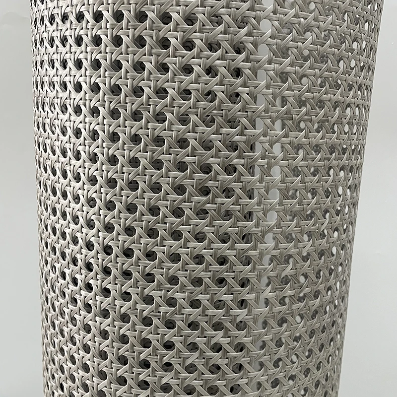 Multi Size New Colors Indonesian Plastic Rattan Cane Chair Table Furniture Repair Material Webbing Roll Wicker Sheet Exclusive