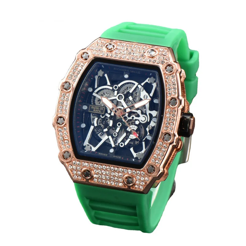 ​2025 Unisex Luxury Quartz Watch Stainless Steel Sapphire Crystal Waterproof 100M Luminous Date Display Casual Style Free