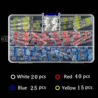 100 PCS Solder Seal Wire Connectors Heat Shrink Butt Connectors Waterproof Insulated Electrical Wire Terminals Cable Splice ﻿