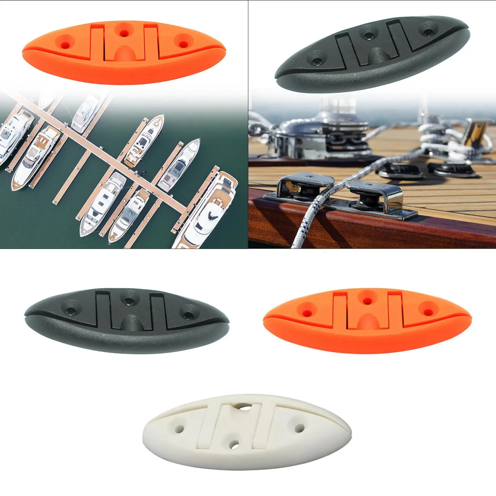 Boat Folding Cleat Marine Flip up Dock Cleat Portable Practical Professional Boat Accessory Nylon for Boats Yacht Kayaks