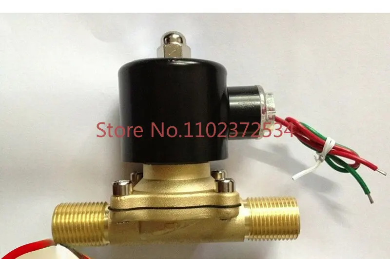 4-point external thread solenoid valve 2W-160-15 AC220V 4-point interface solenoid valve