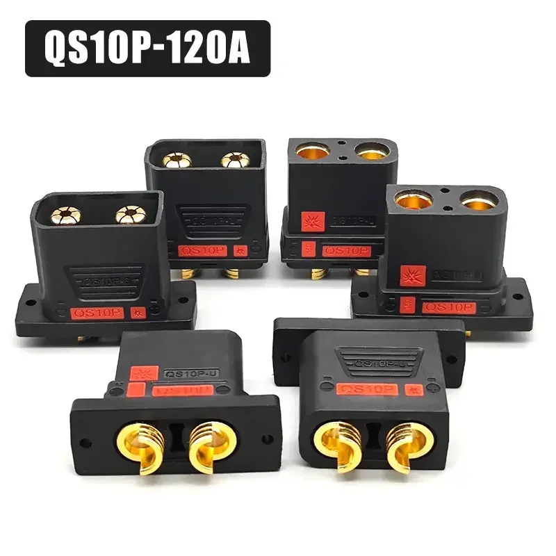QS10 Series Battery Connector Anti-ignition Electric Vehicle Battery Terminal 210A QS10P-L-S-U Male Female Power Charging Plug
