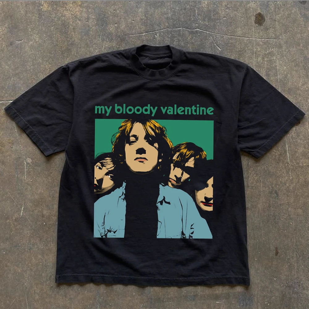My Bloody Valentine Loveless Original Artwork 1991 T-shirt Slowdive Men Women T-shirt New Fashion Short Sleeves Cotton Tee Tops