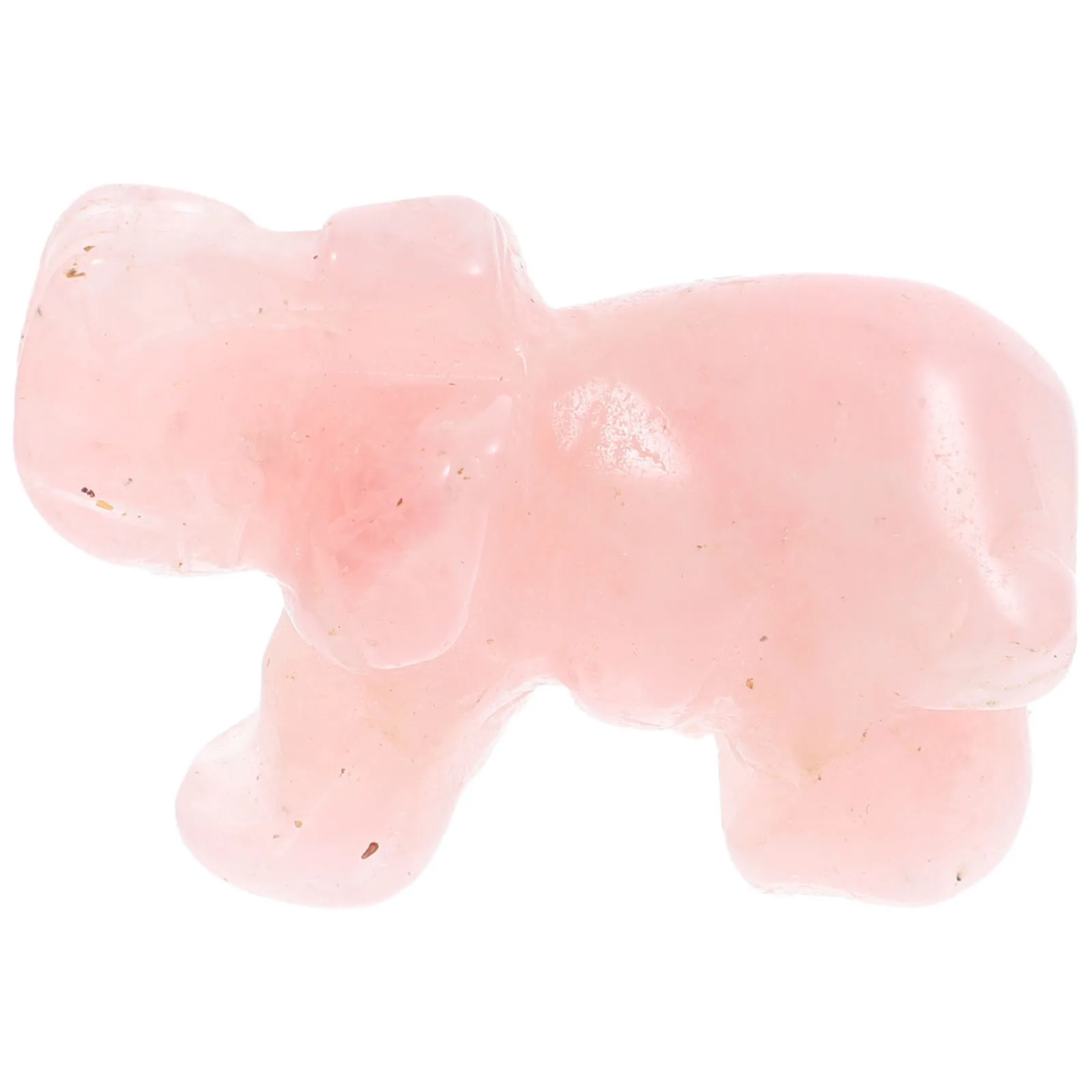 

Crystal Elephant Statue Delicate Craftsmanship Material Compact Size Garden Wedding Bedroom Decoration European Style