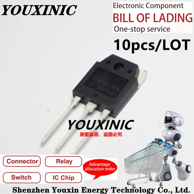 

YOUXINIC 2021+ 100% New Original SFA70UP20DN 70UP20 TO-247 Electric Welding Machine 70A 200V