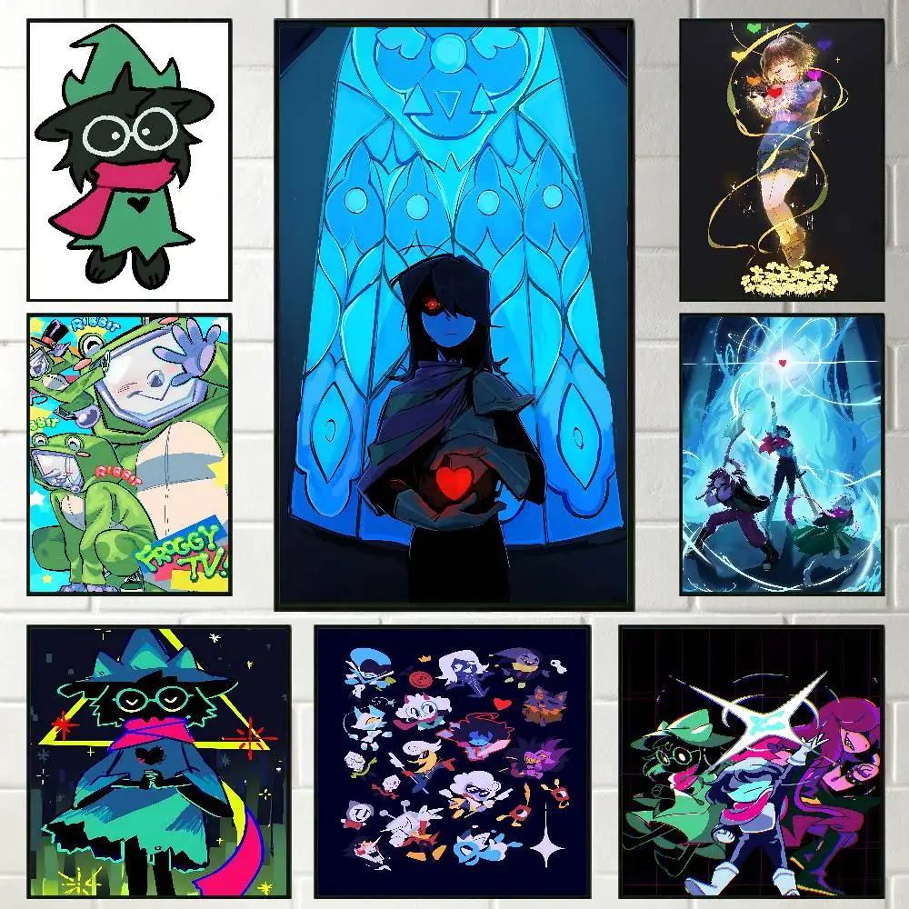 Spamton Game D-Deltarune Poster Wall Art Posters, Texture Paintings, Ideal Gift for Room Decoration