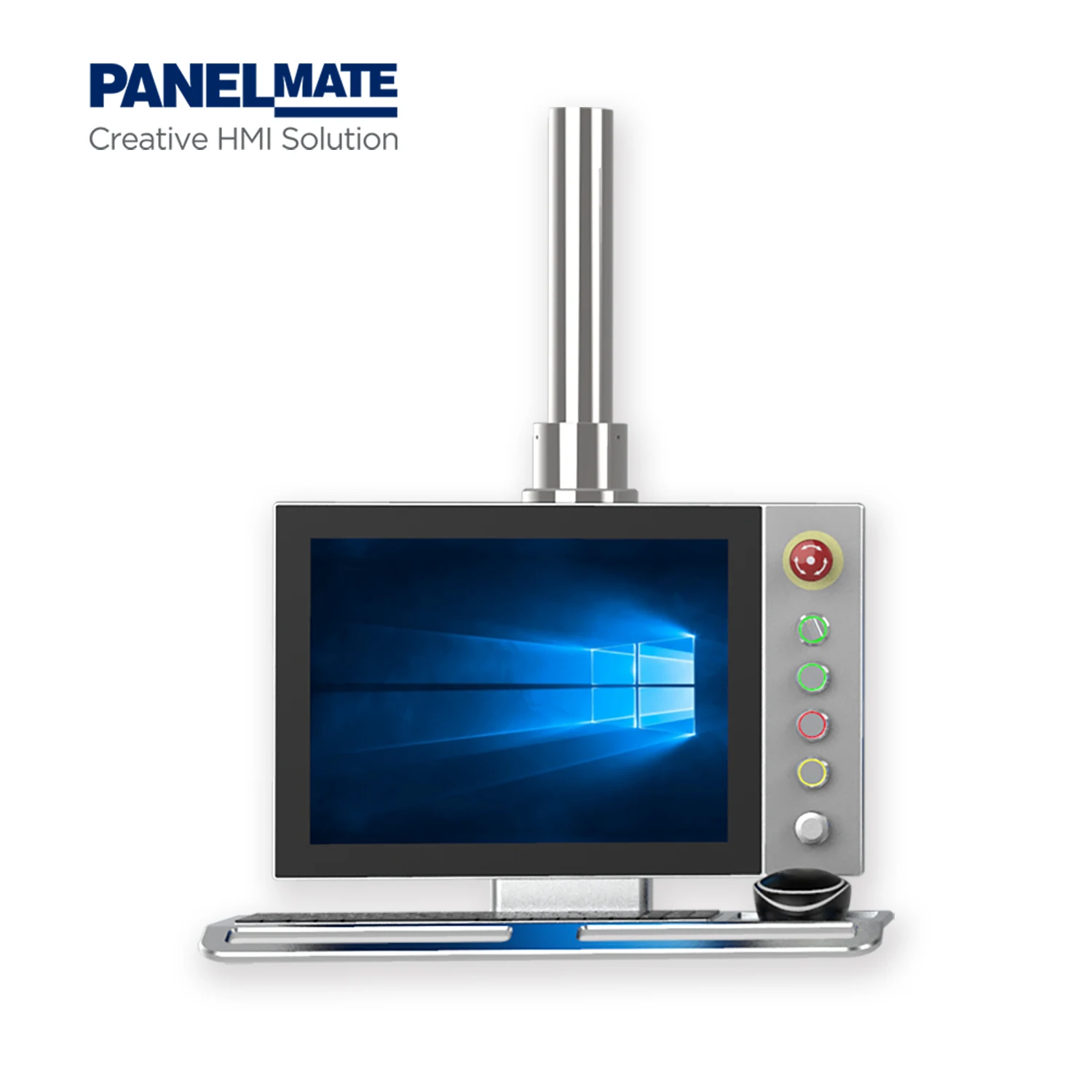 

15 Inch Supported Arm System Control Panel 5keys Resistive Touch Screen Arm Mounted Operation Panel