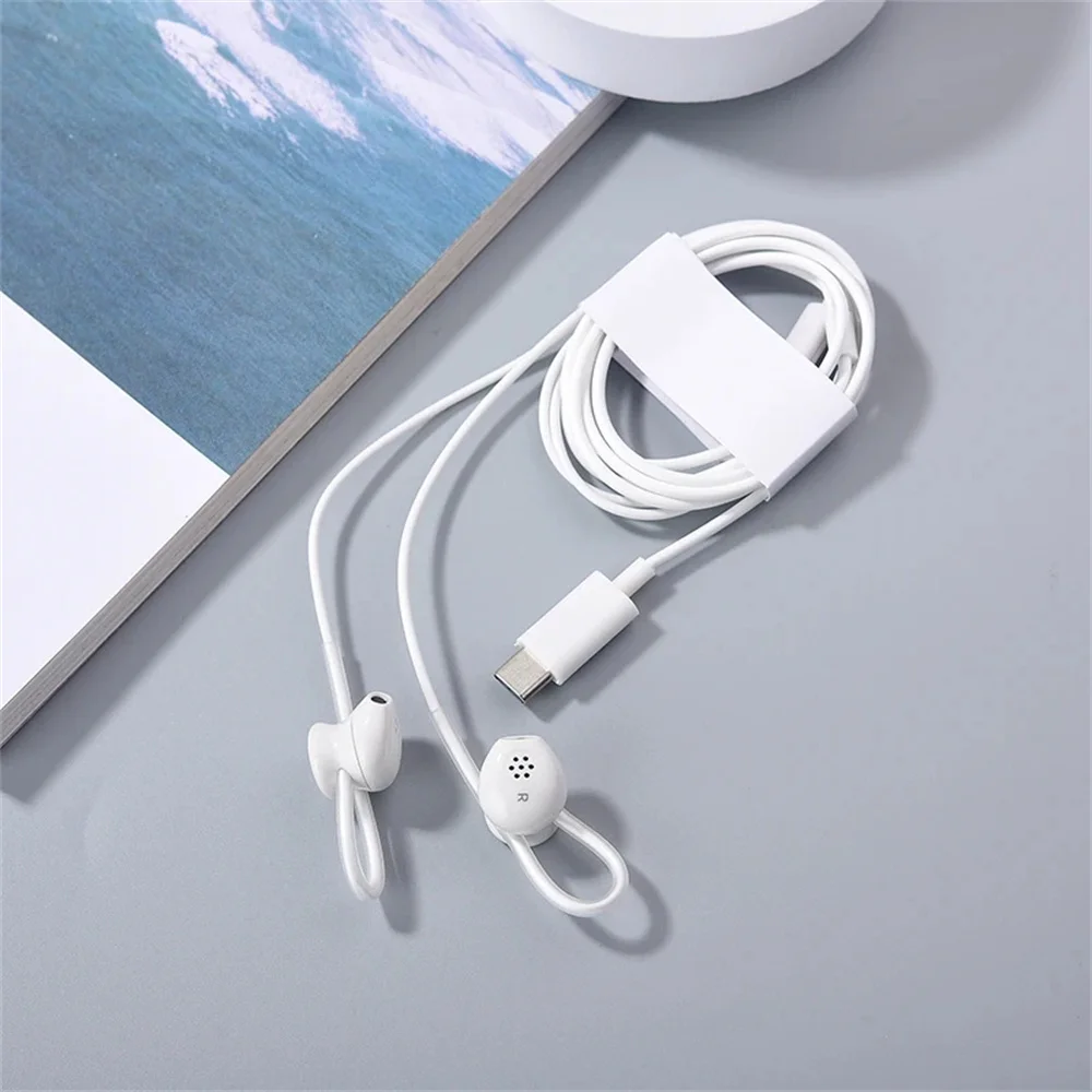 Google Type-C In-ear Wired Earphone With Mic for Pixel 9 Pro Fold 8 7 6 Pro XL 9A 8A 7A 6A 4A 4G 5G XXL USB C Music Earpbuds