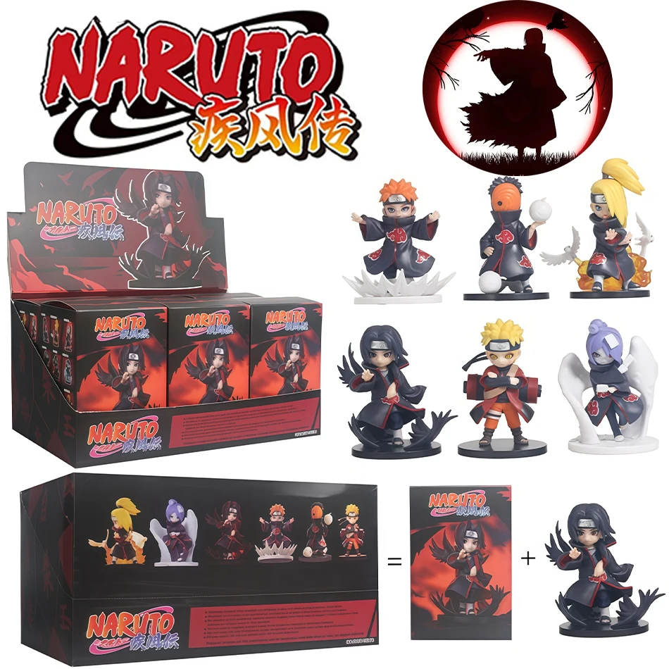 

All-new Naruto Shippuden Akatsuki Arc Series Trendy Blind Box Toys Mystery Box Guess Action Figure Surprise Gift Toy Decoration