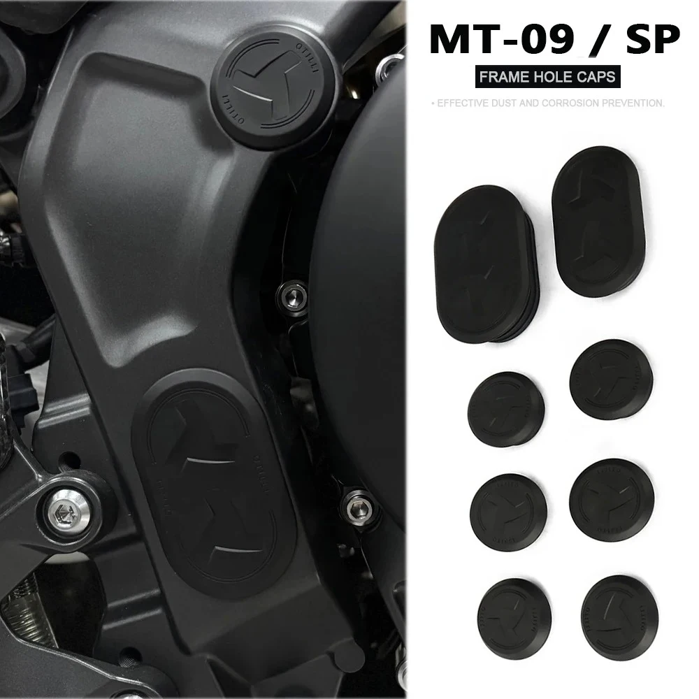 

Motorcycle Frame Hole Cover Caps Plug Body Frame Protector Cap For YAMAHA MT-09 MT09 mt09 MT 09 SP 2021 2022 2023 2024 2025