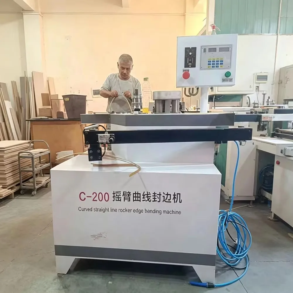 Automatic Woodworking Edge Banding Machine Folding Arm Curve Edge Sealing Machine For Efficient Woodworking